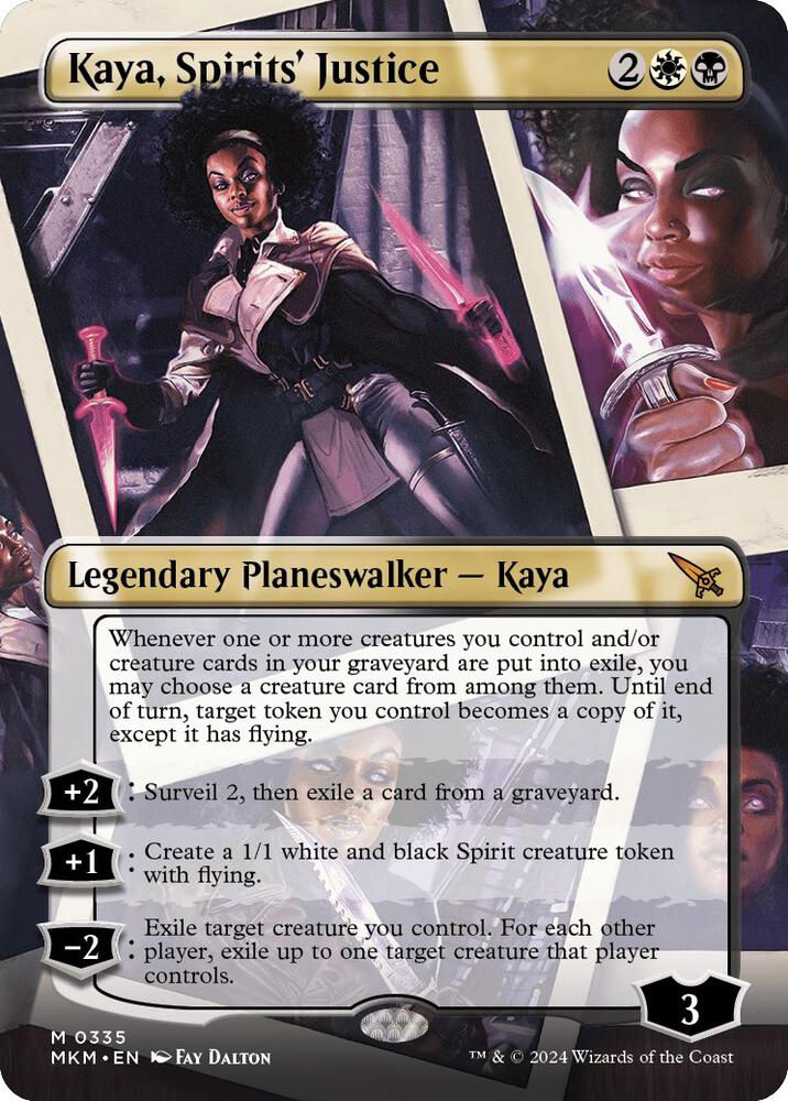 Kaya, Spirits' Justice 335 (Murders at Karlov Manor)  - Borderless | Good Games Morley