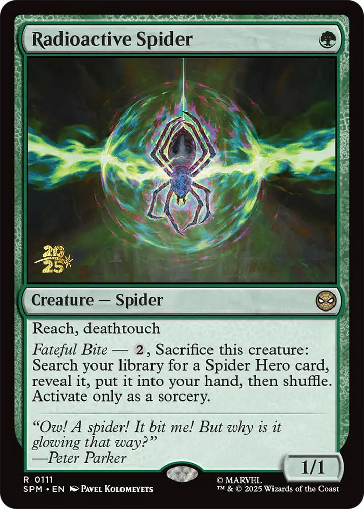 Radioactive Spider 111s/73 (Prerelease Cards)  - Foil | Good Games Morley