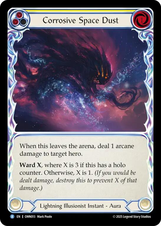 Corrosive Space Dust (Yellow) [OMN013] (Omens of the Third Age) | Good Games Morley