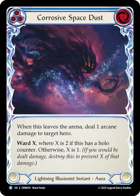 Corrosive Space Dust (Blue) [OMN014] (Omens of the Third Age) | Good Games Morley