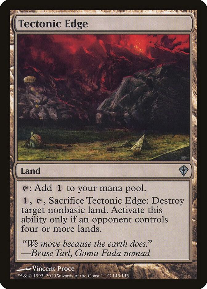 Tectonic Edge 145/145 (Worldwake)  - Foil | Good Games Morley