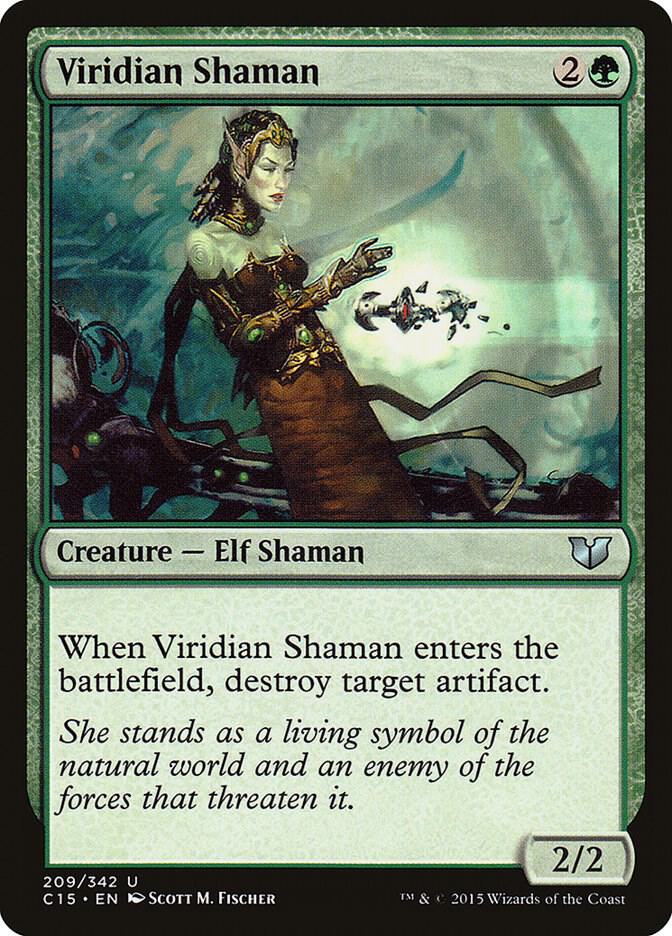 Viridian Shaman 209/342 (Commander 2015)  | Good Games Morley