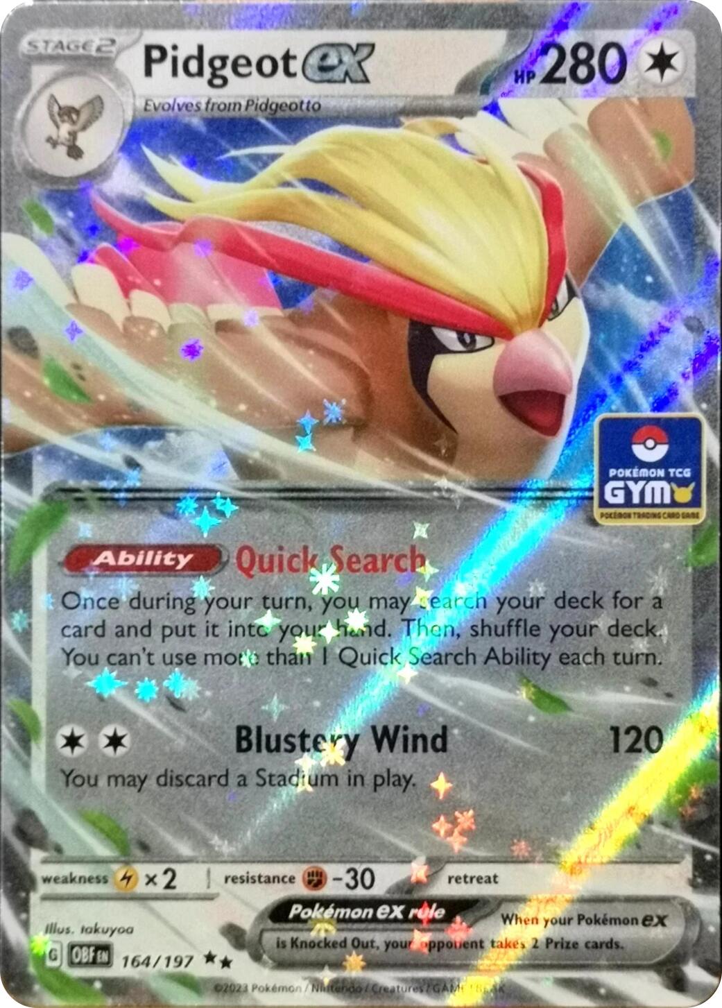 Pidgeot ex (164/197) [Miscellaneous Cards] | Good Games Morley