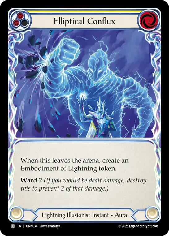 Elliptical Conflux [OMN034] (Omens of the Third Age)  Cold Foil | Good Games Morley