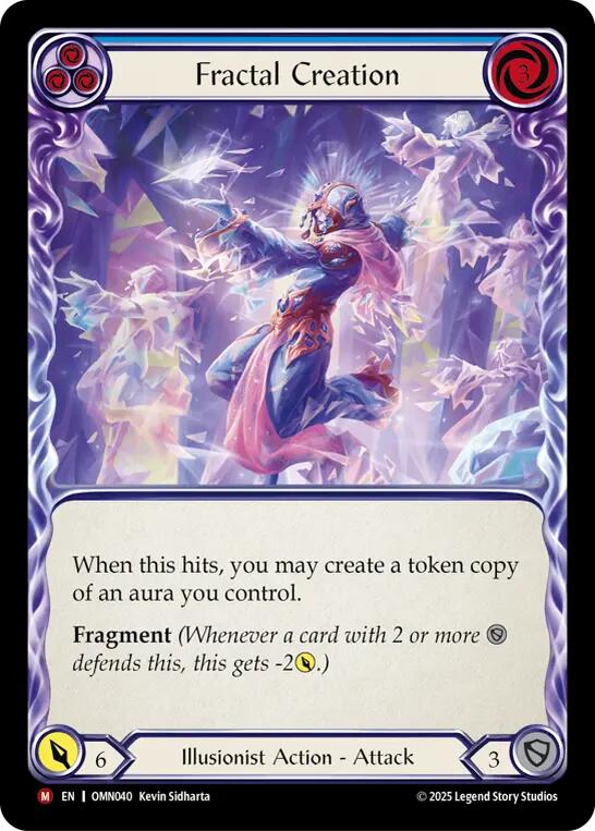 Fractal Creation [OMN040] (Omens of the Third Age)  Cold Foil | Good Games Morley