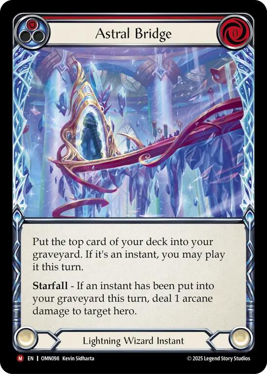 Astral Bridge (Red) [OMN098] (Omens of the Third Age) | Good Games Morley