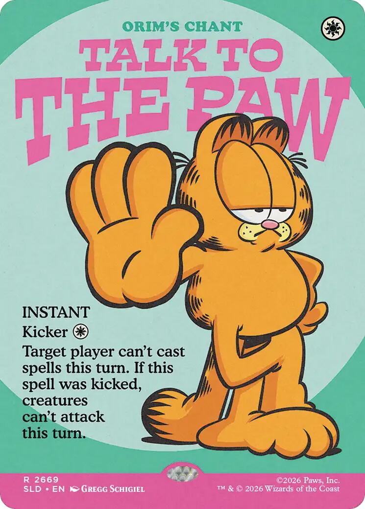 Talk to the Paw - Orim's Chant [Secret Lair Drop Series] | Good Games Morley
