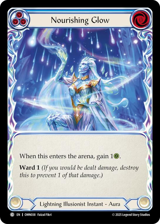 Nourishing Glow (Blue) [OMN038] (Omens of the Third Age) | Good Games Morley