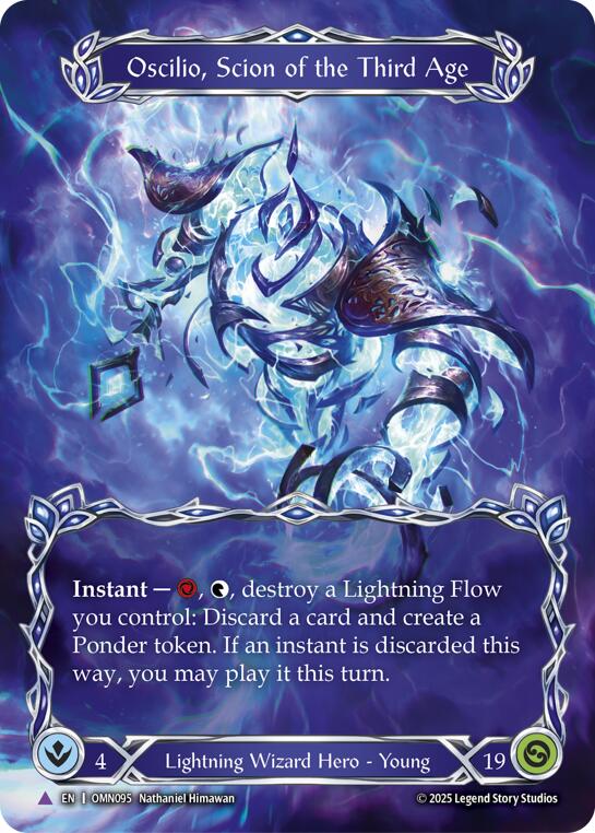 Oscilio Scion Of The Third Age (Marvel) [OMN095] (Omens of the Third Age)  Cold Foil | Good Games Morley
