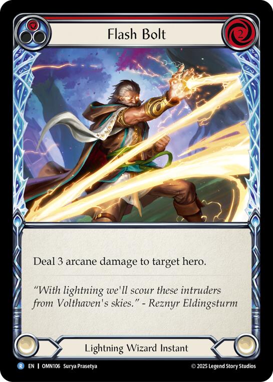 Flash Bolt (Red) [OMN106] (Omens of the Third Age) | Good Games Morley