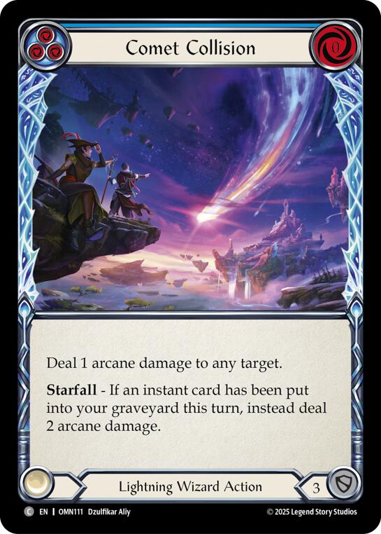 Comet Collision (Blue) [OMN111] (Omens of the Third Age) | Good Games Morley