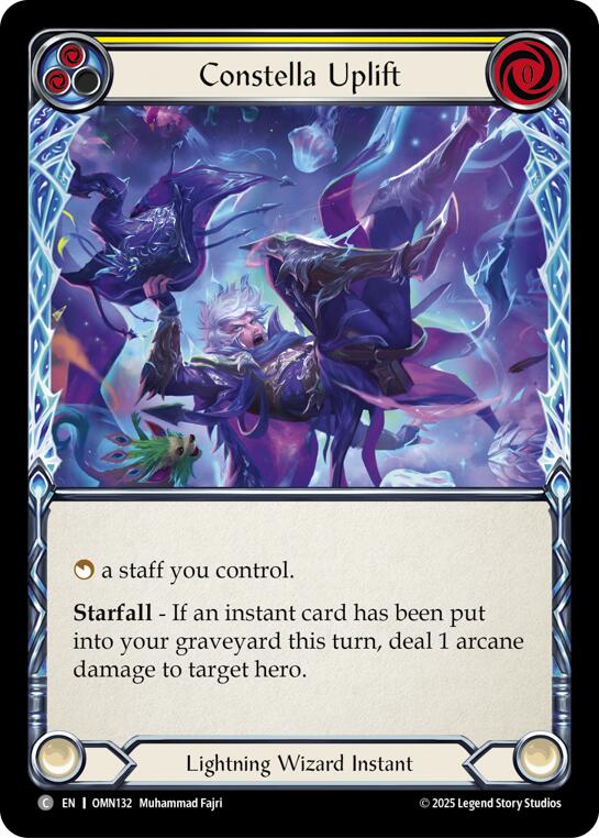 Constella Uplift (Yellow) [OMN132] (Omens of the Third Age)  Rainbow Foil | Good Games Morley