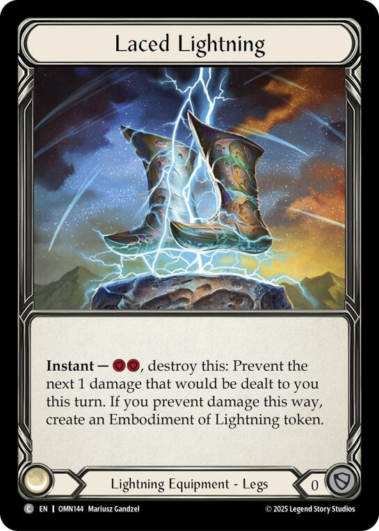 Laced Lightning [OMN144] (Omens of the Third Age)  Cold Foil | Good Games Morley
