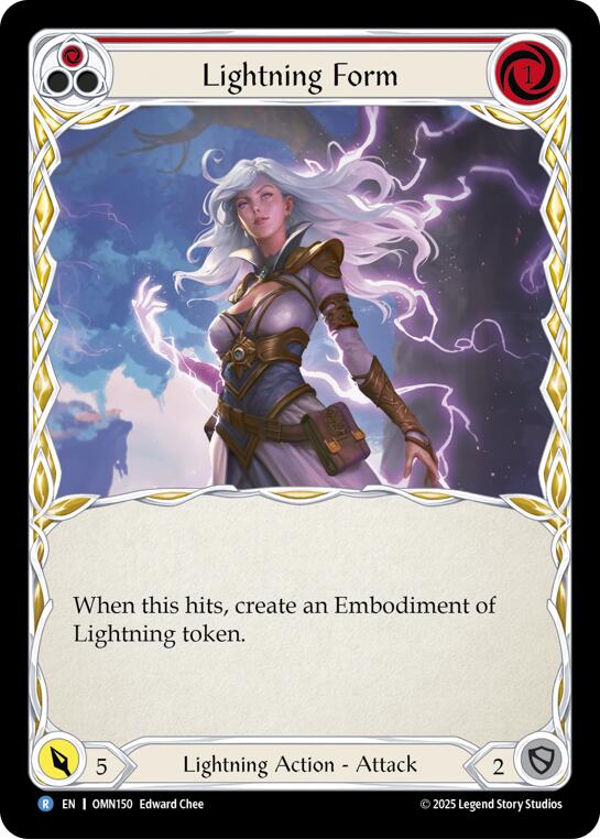 Lightning Form (Red) [OMN150] (Omens of the Third Age) | Good Games Morley