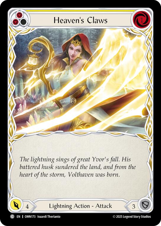 Heavens Claws (Blue) [OMN173] (Omens of the Third Age) | Good Games Morley