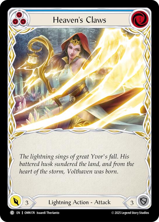 Heavens Claws (Yellow) [OMN174] (Omens of the Third Age) | Good Games Morley