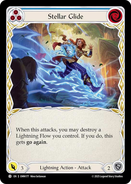 Stellar Glide (Blue) [OMN177] (Omens of the Third Age) | Good Games Morley