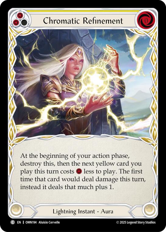 Chromatic Refinement (Yellow) [OMN194] (Omens of the Third Age) | Good Games Morley