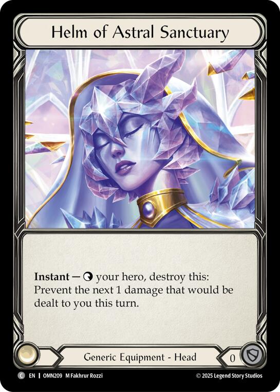 Helm Of Astral Sanctuary [OMN209] (Omens of the Third Age) | Good Games Morley