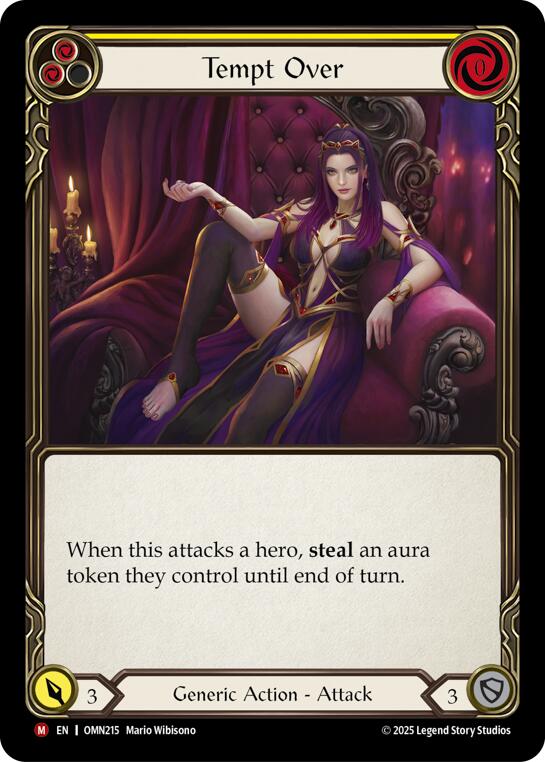 Tempt Over (Yellow) [OMN215] (Omens of the Third Age) | Good Games Morley