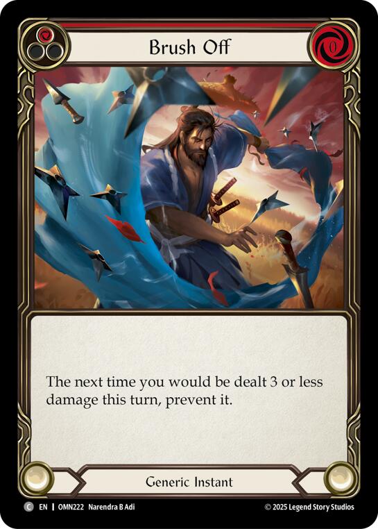 Brush Off (Red) [OMN222] (Omens of the Third Age) | Good Games Morley