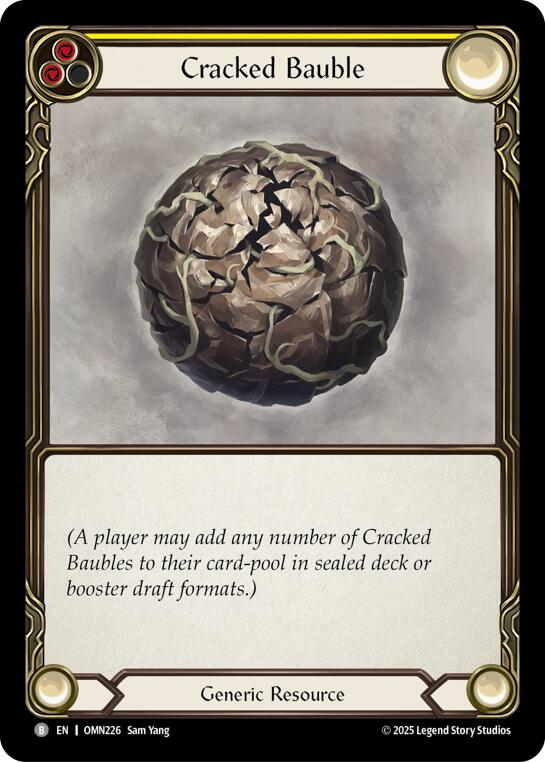 Cracked Bauble (Yellow) [OMN226] (Omens of the Third Age) | Good Games Morley