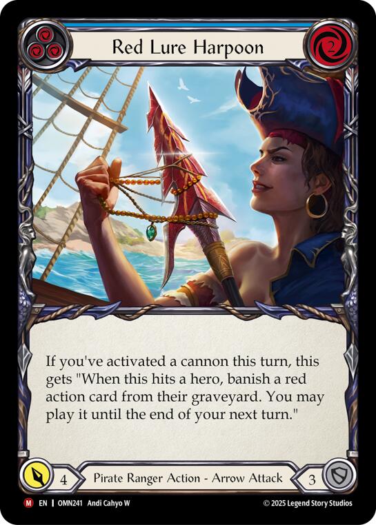 Red Lure Harpoon (Blue) [OMN241] (Omens of the Third Age) | Good Games Morley