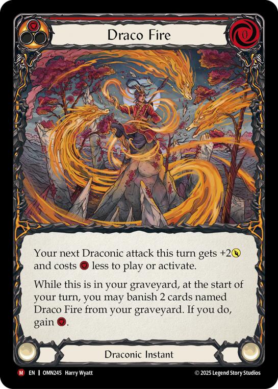 Draco Fire (Red) [OMN245] (Omens of the Third Age) | Good Games Morley