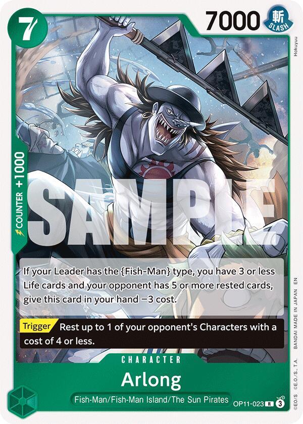Arlong OP11-023 (A Fist of Divine Speed)  - Foil | Good Games Morley