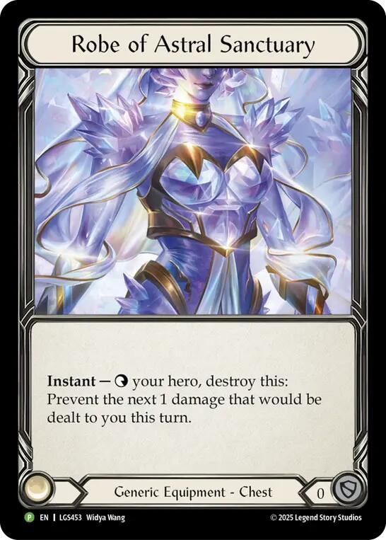 Robe Of Astral Sanctuary [LGS453] (Promo)  Cold Foil | Good Games Morley