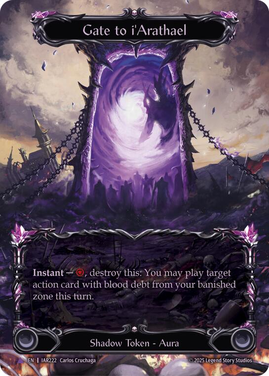 Gate to i'Arathael (Marvel) [IAR222-MV] (Omens of the Third Age)  Cold Foil | Good Games Morley