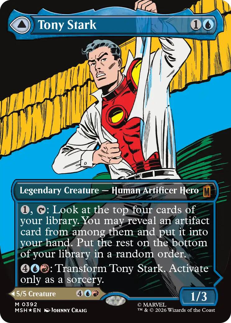 Tony Stark (Borderless) (0392) [Marvel Super Heroes] | Good Games Morley
