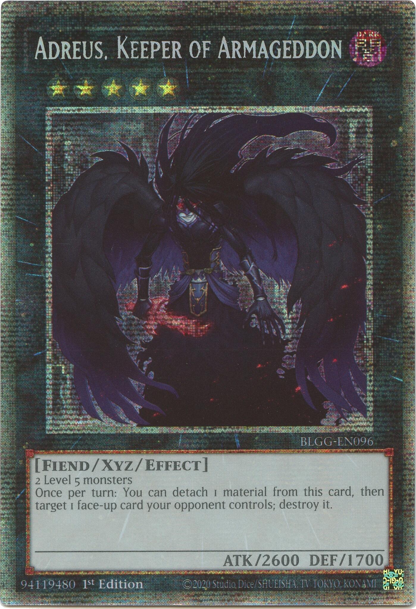 Adreus, Keeper of Armageddon (Starlight Rare) [BLGG-EN096] Starlight Rare | Good Games Morley