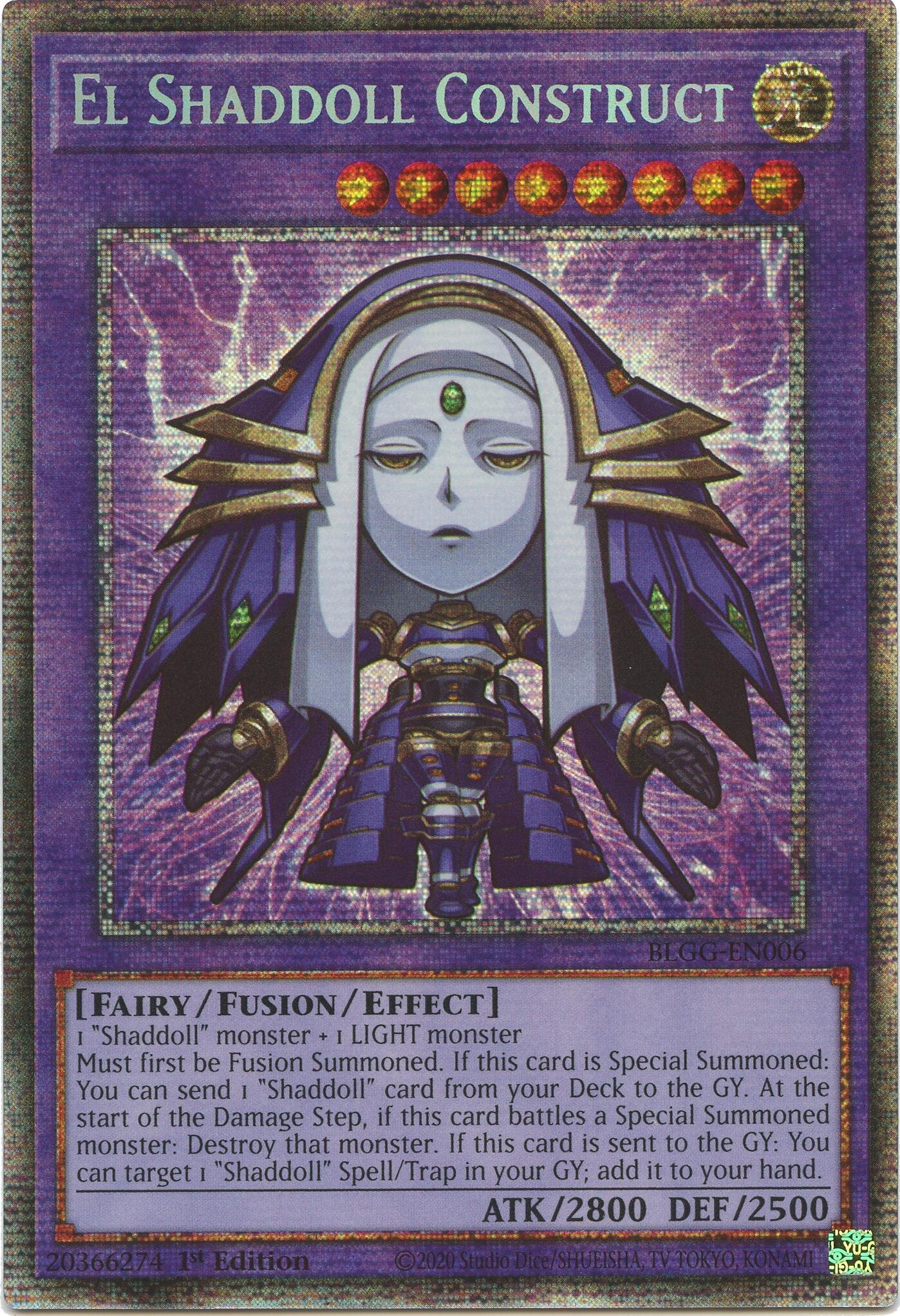El Shaddoll Construct (Starlight Rare) [BLGG-EN006] Starlight Rare | Good Games Morley