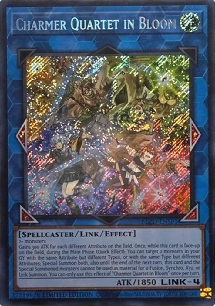 Charmer Quartet in Bloom (Secret Rare) [BLZD-ENSP1] Secret Rare | Good Games Morley