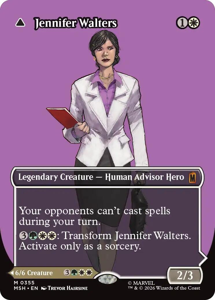 Jennifer Walters // The Sensational She-Hulk (Borderless) (0355) [Marvel Super Heroes] | Good Games Morley