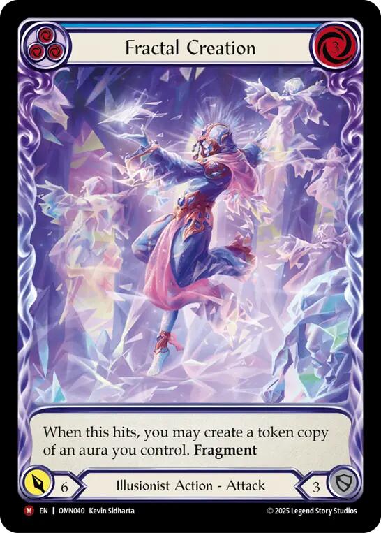 Fractal Creation (Extended Art) [OMN040] (Omens of the Third Age)  Cold Foil | Good Games Morley