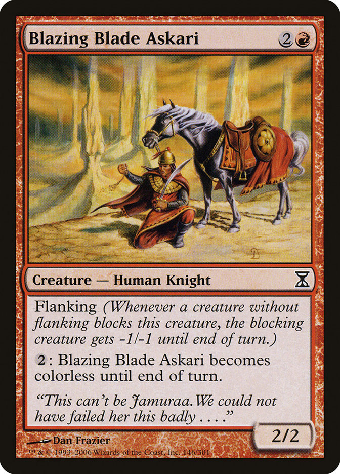 Blazing Blade Askari 146/301 (Time Spiral)  | Good Games Morley