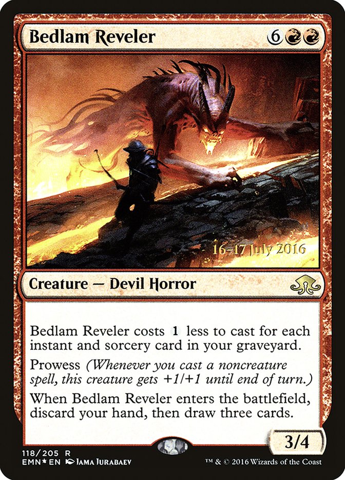 Bedlam Reveler [Eldritch Moon Prerelease Promos] | Good Games Morley