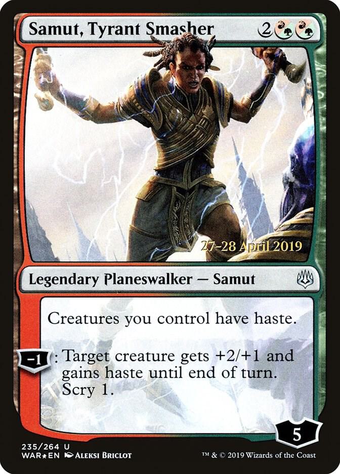 Samut Tyrant Smasher 235s/176 (Prerelease Cards)  - Foil | Good Games Morley