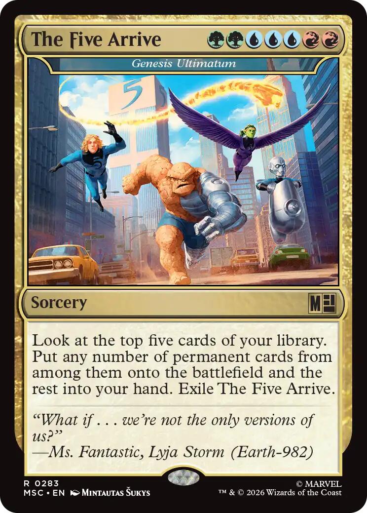 The Five Arrive - Genesis Ultimatum [Marvel Super Heroes Commander] | Good Games Morley