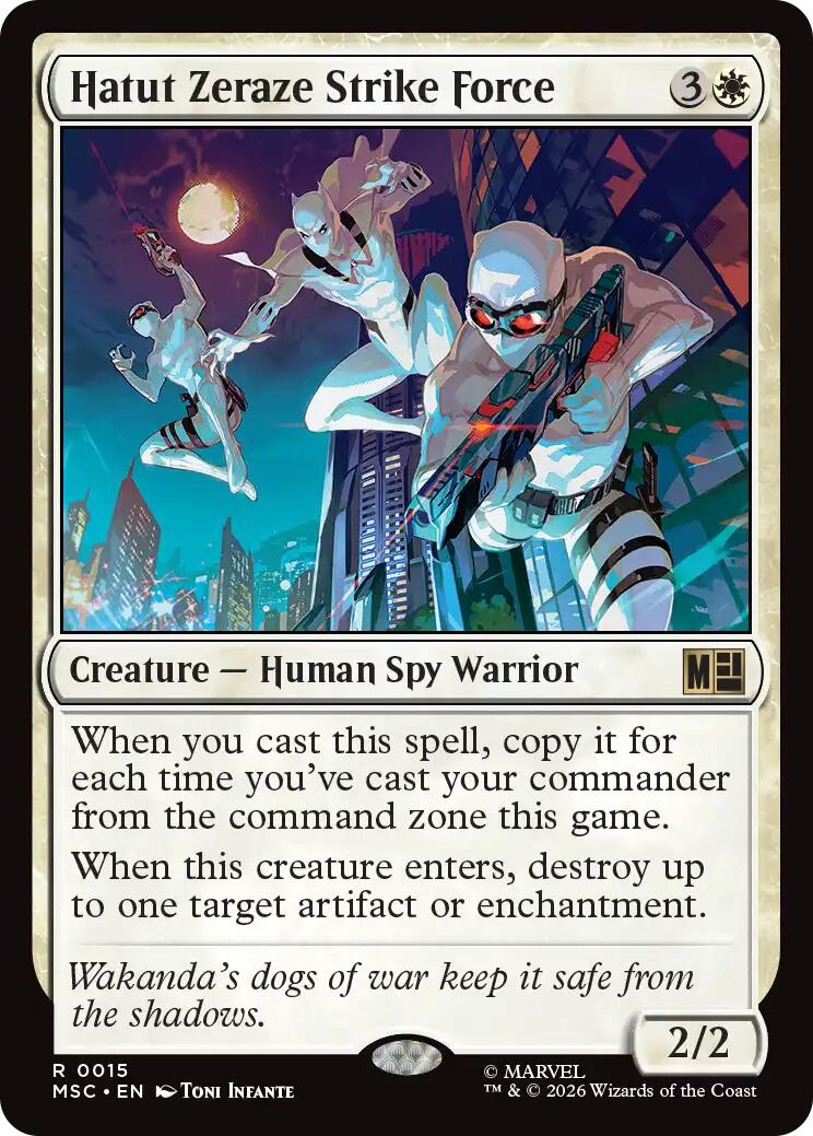 Hatut Zeraze Strike Force (Surge Foil) [Marvel Super Heroes Commander] | Good Games Morley