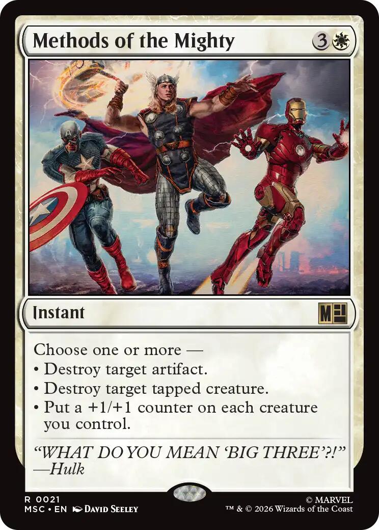 Methods of the Mighty (Surge Foil) [Marvel Super Heroes Commander] | Good Games Morley