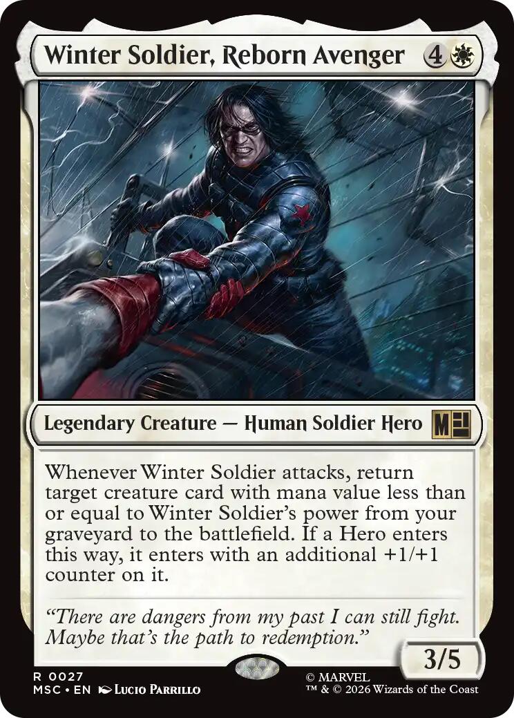 Winter Soldier, Reborn Avenger (Surge Foil) [Marvel Super Heroes Commander] | Good Games Morley