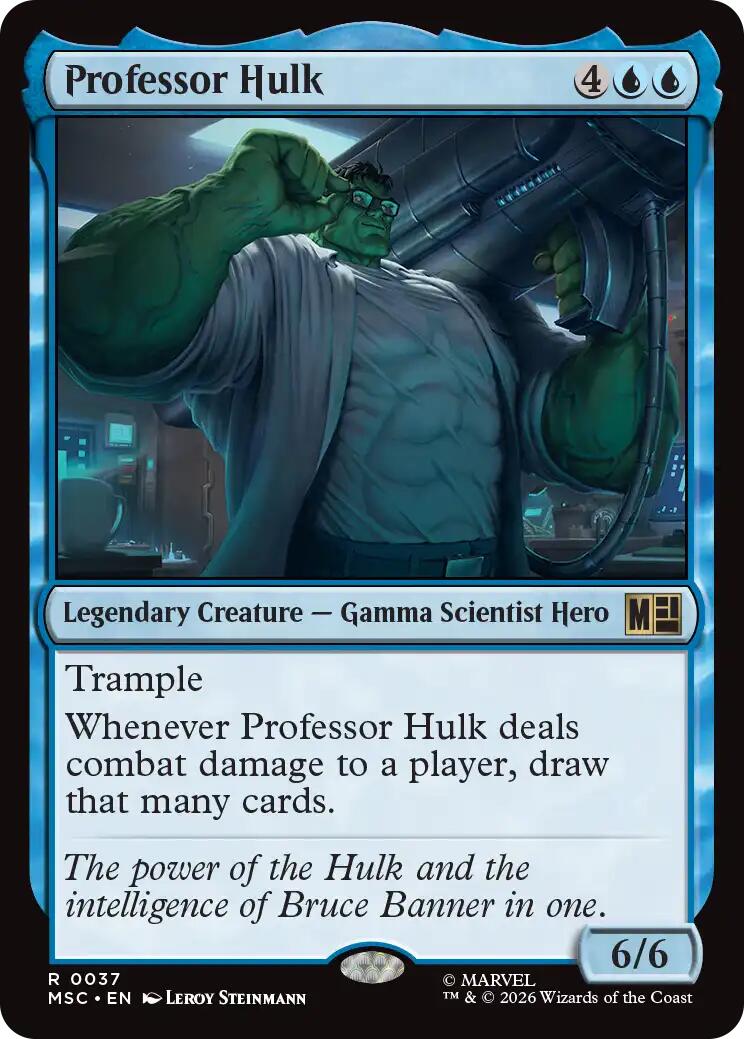 Professor Hulk (Surge Foil) [Marvel Super Heroes Commander] | Good Games Morley