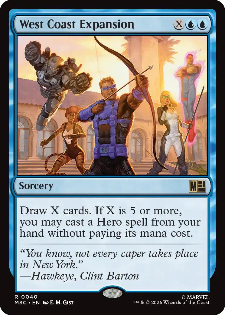 West Coast Expansion (Surge Foil) [Marvel Super Heroes Commander] | Good Games Morley