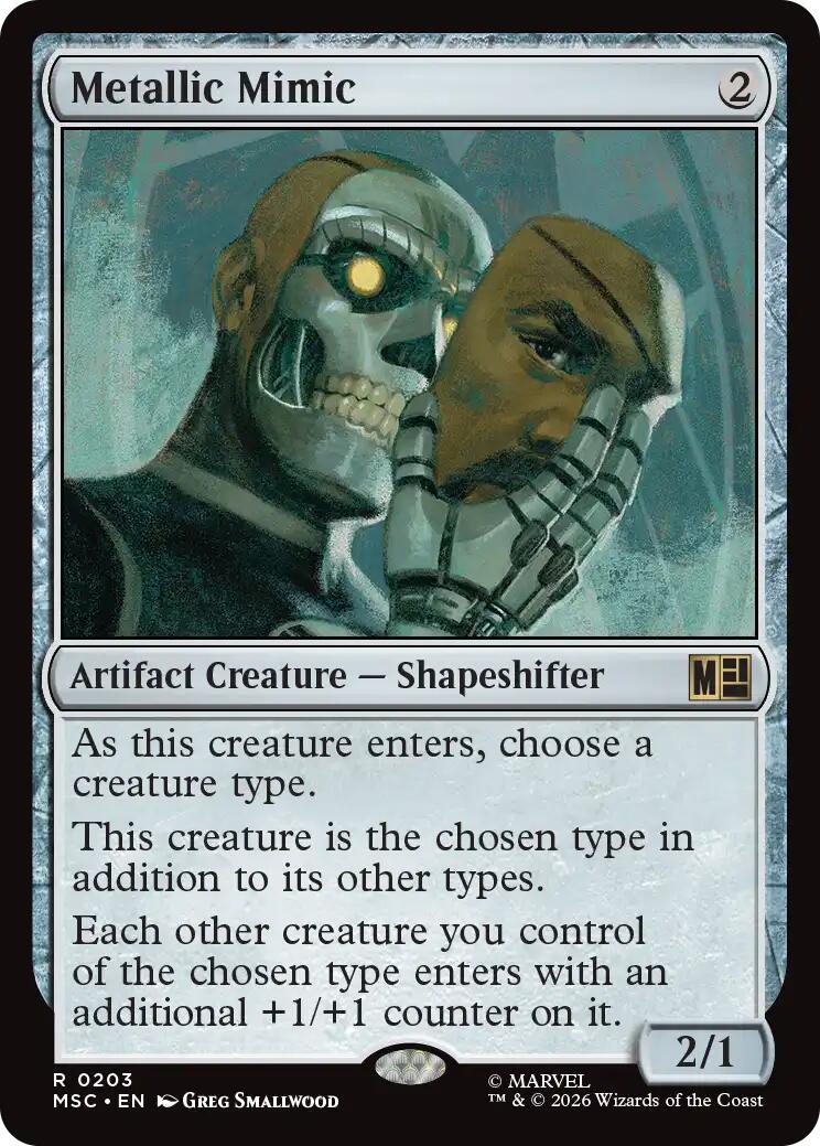 Metallic Mimic (Surge Foil) [Marvel Super Heroes Commander] | Good Games Morley