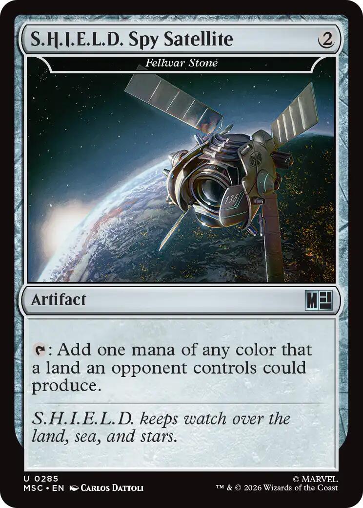 S.H.I.E.L.D. Spy Satellite - Fellwar Stone (Surge Foil) [Marvel Super Heroes Commander] | Good Games Morley