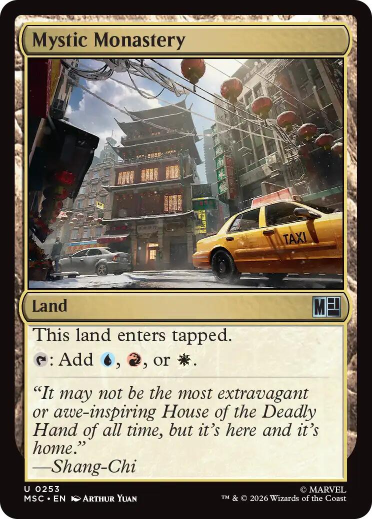 Mystic Monastery (Surge Foil) [Marvel Super Heroes Commander] | Good Games Morley