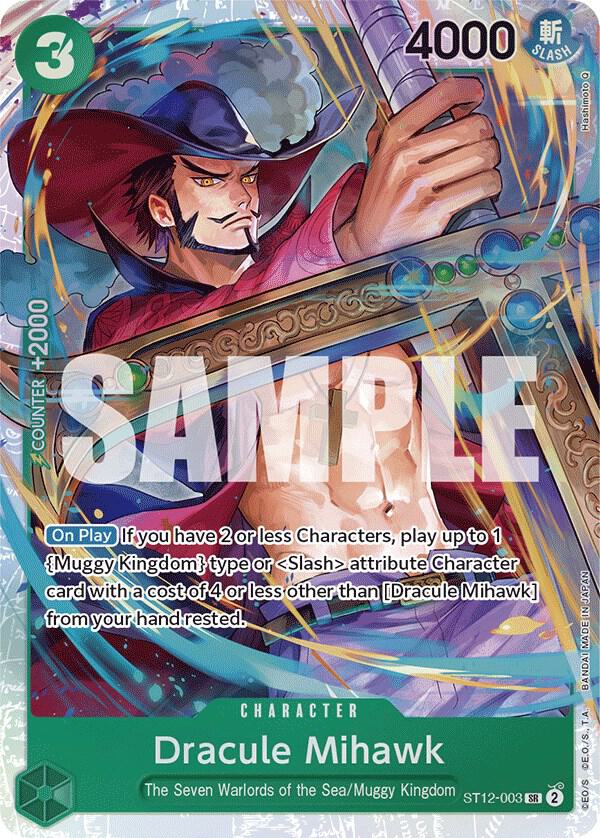Dracule Mihawk ST12-003 (Starter Deck 12: Zoro and Sanji)  - Foil | Good Games Morley